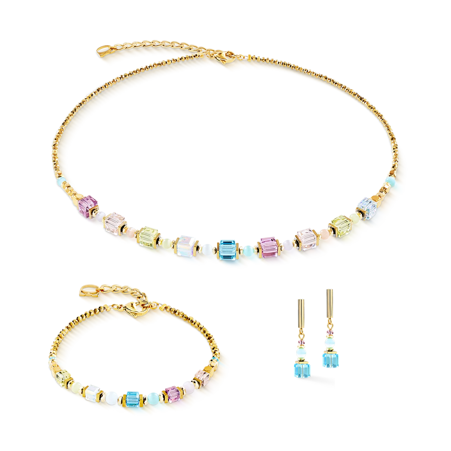 Bracelet Cube Aura pastel gold - Image 3