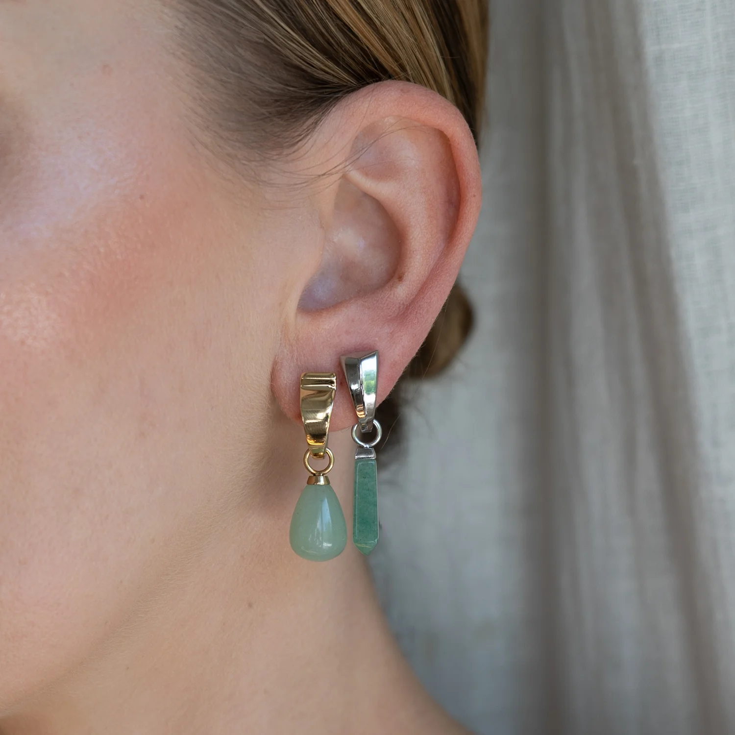 EAR ME UP Creole Contour Silver - Image 3