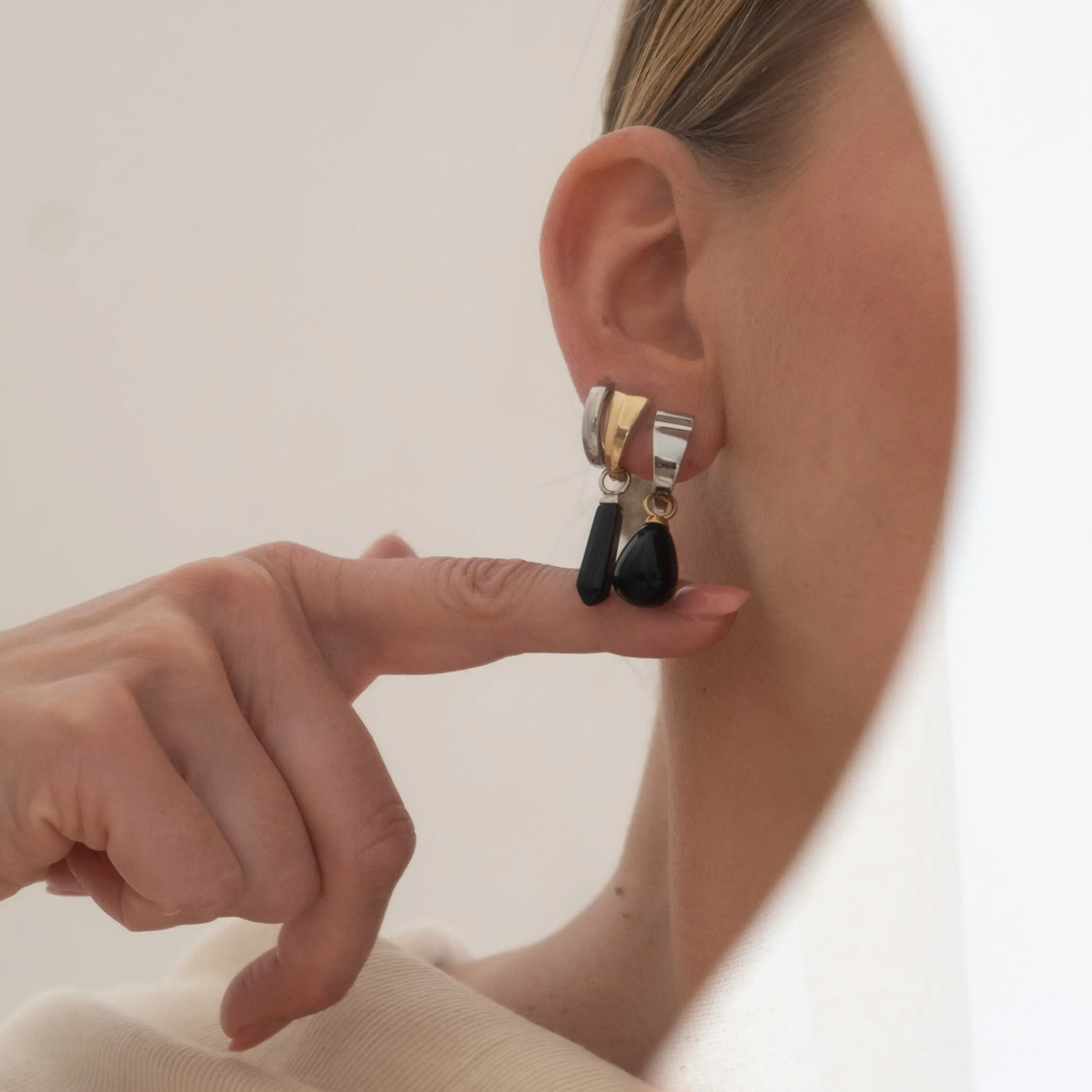 EAR ME UP Creole Contour Silver - Image 4