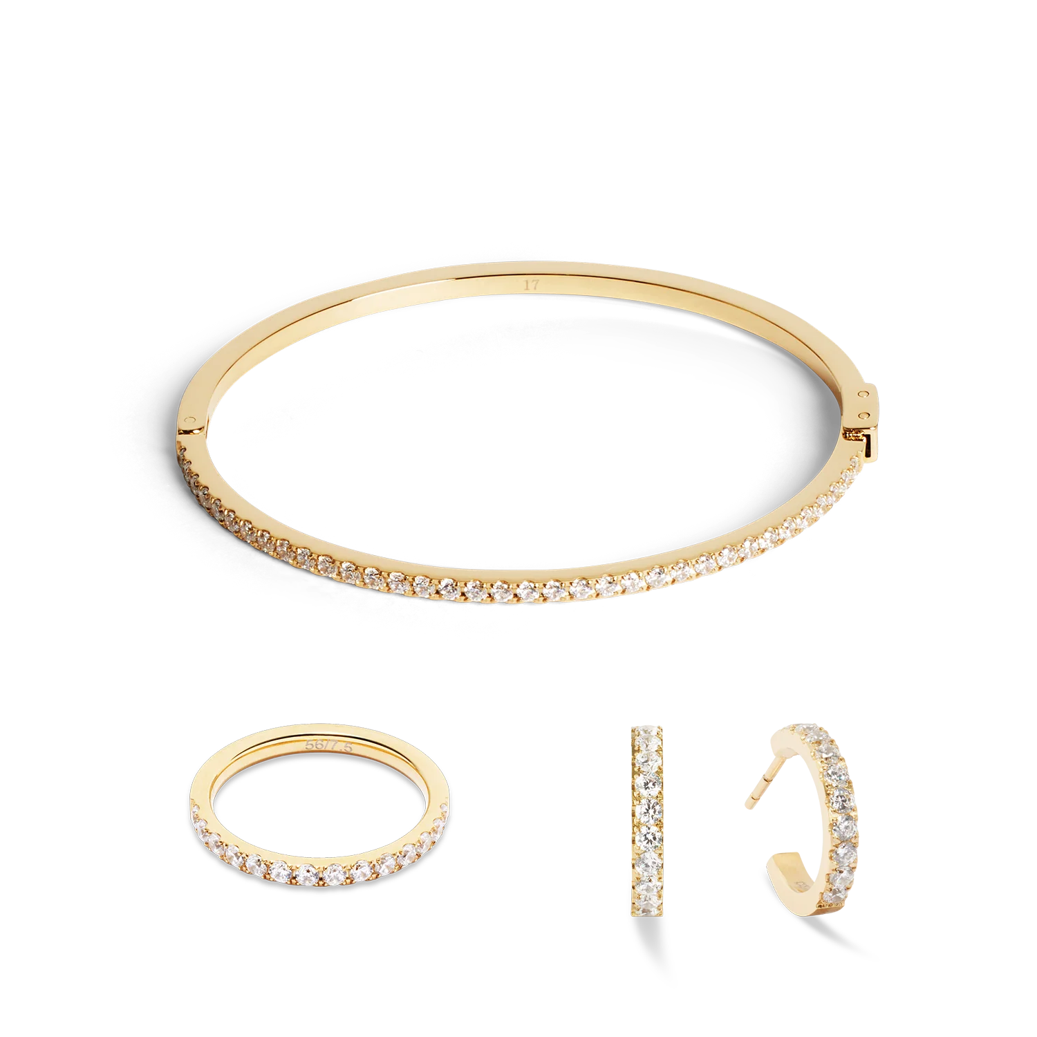 Eternal Love bangle gold-crystal - Image 3