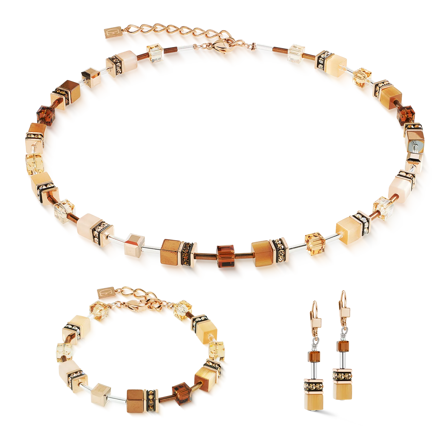 GeoCUBE® Iconic Bracelet Mocha Mousse - Image 3