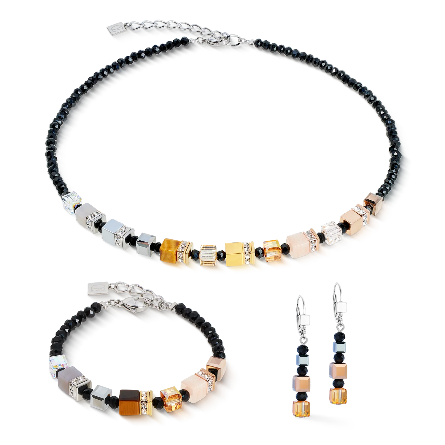 GeoCUBE® Precious Nature necklace tricolour - Image 3