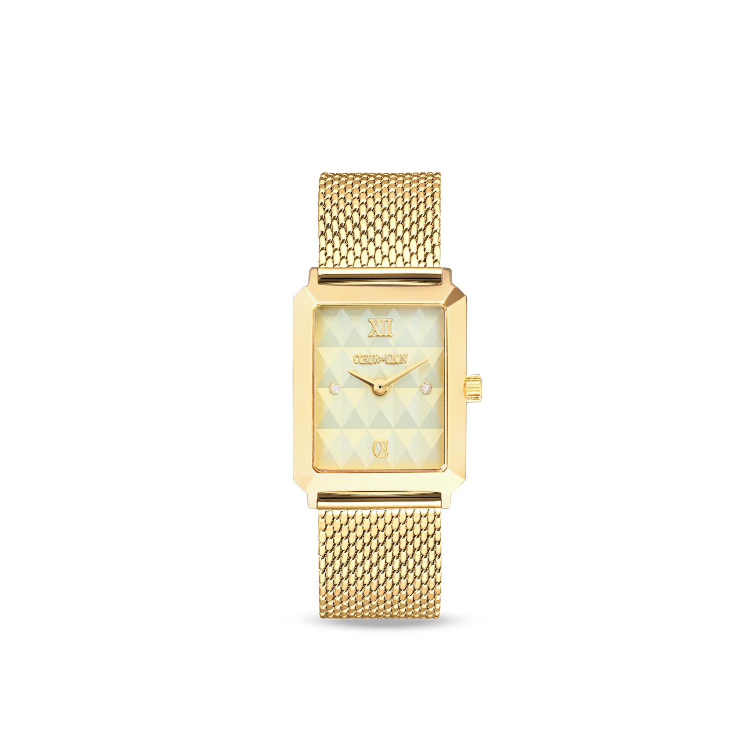 Gift Set watch Iconic Spikes Gold Milanaise & Bracelet Cube Princess Fusion Blossom Gold - Image 3