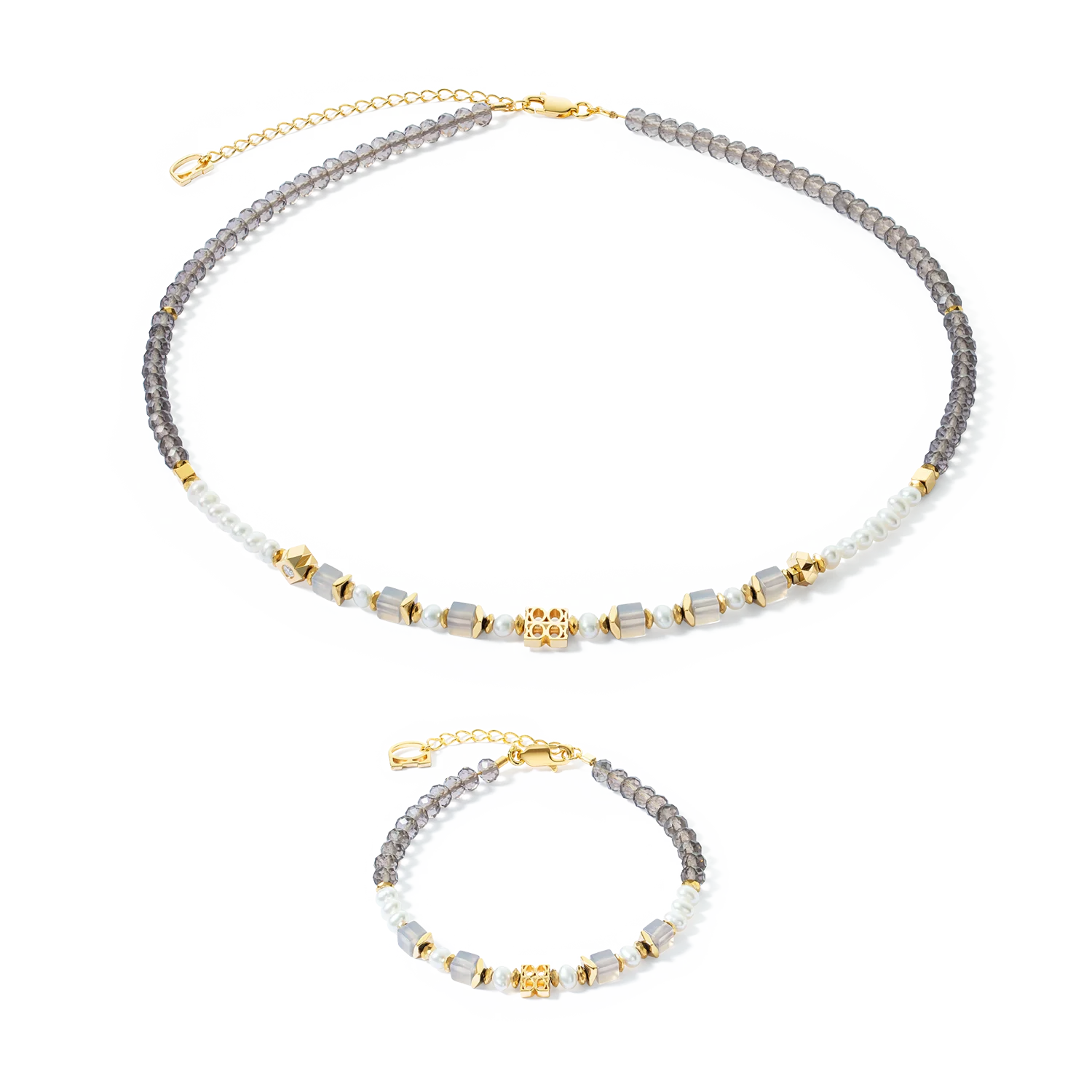ICONIC Collection Classic Signature necklace gold-taupe - Image 3
