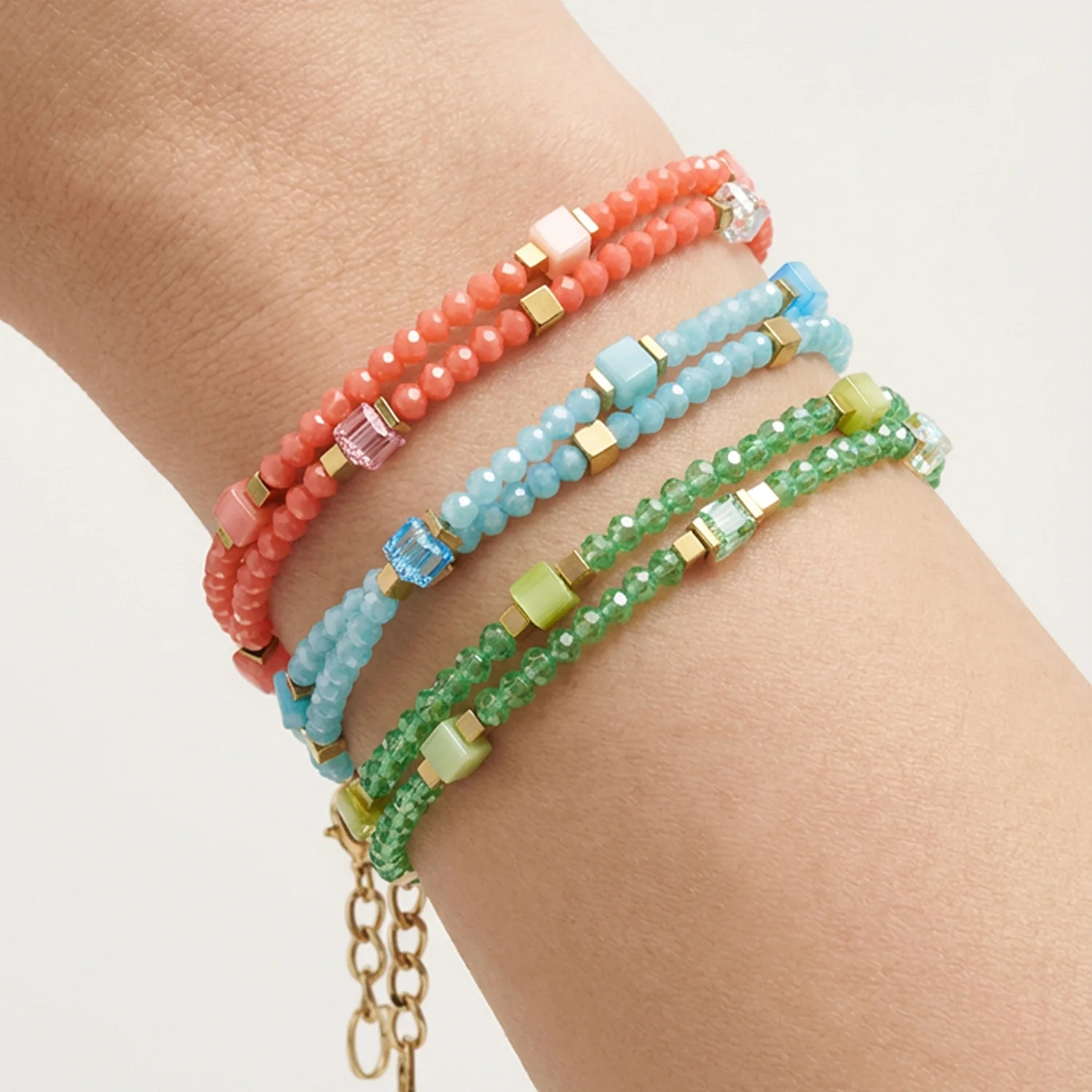 Joyful Colours Flex Bracelet silver-red - Image 3