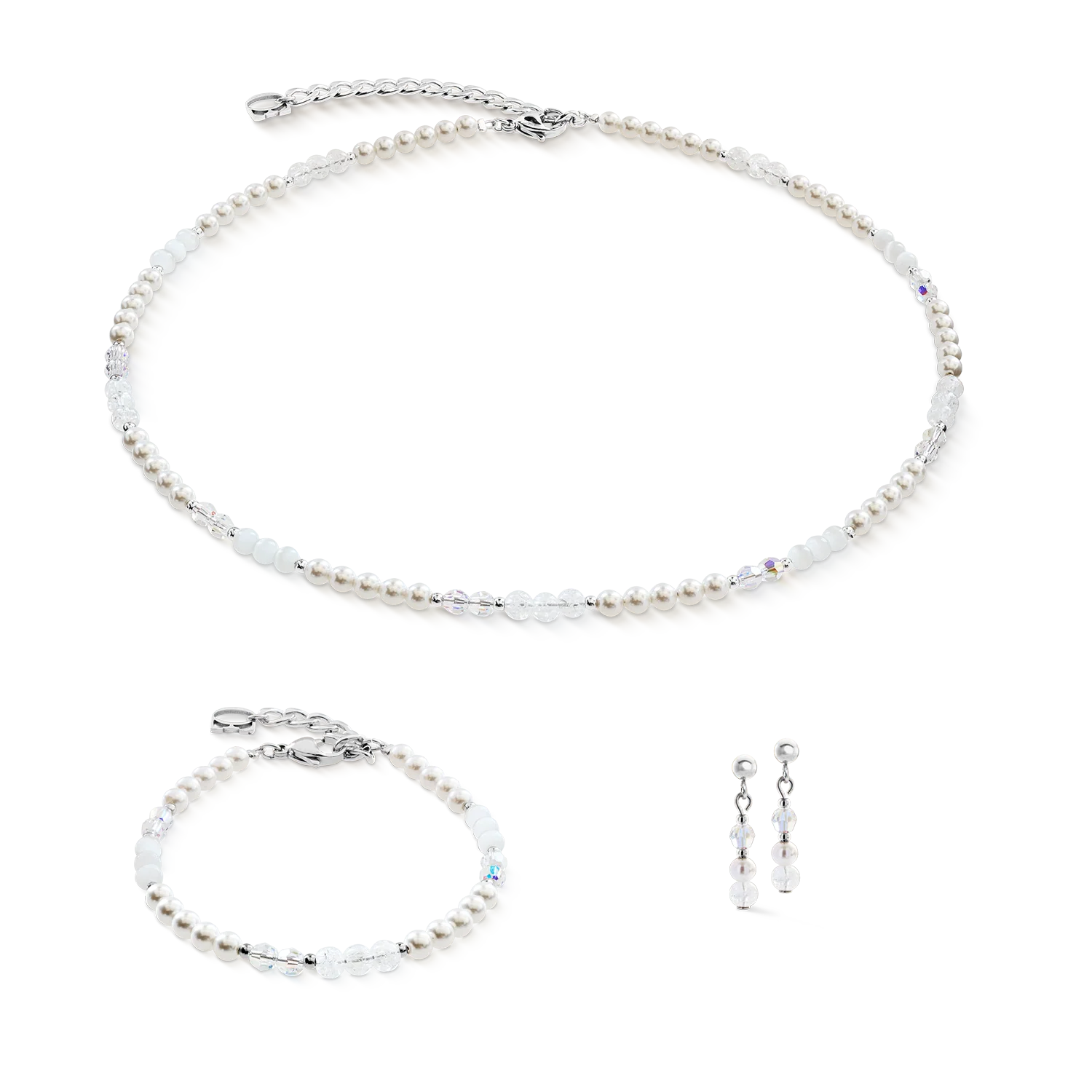 Necklace Princess Rhythm silver-white - Image 3