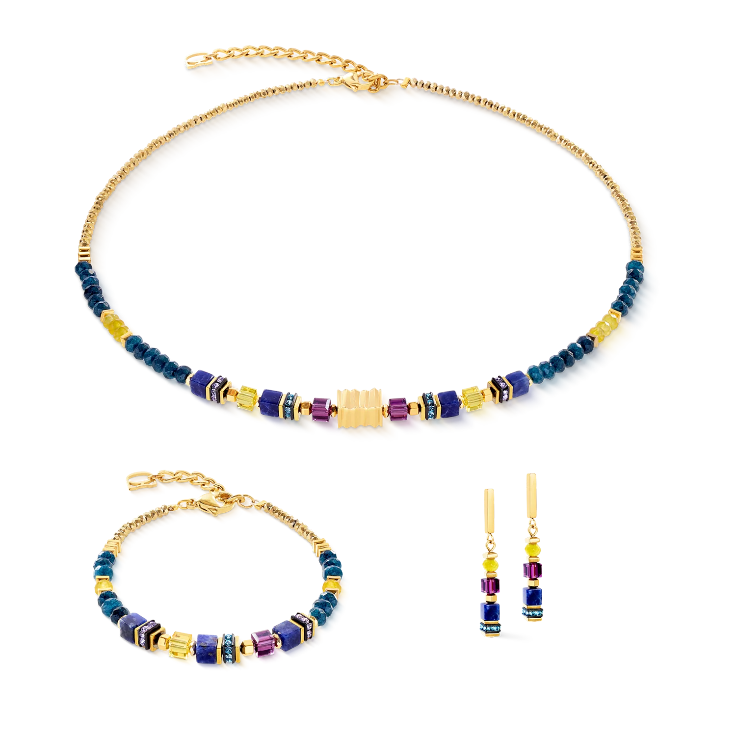 Necklace Wave Precious Flow gold-energy - Image 3