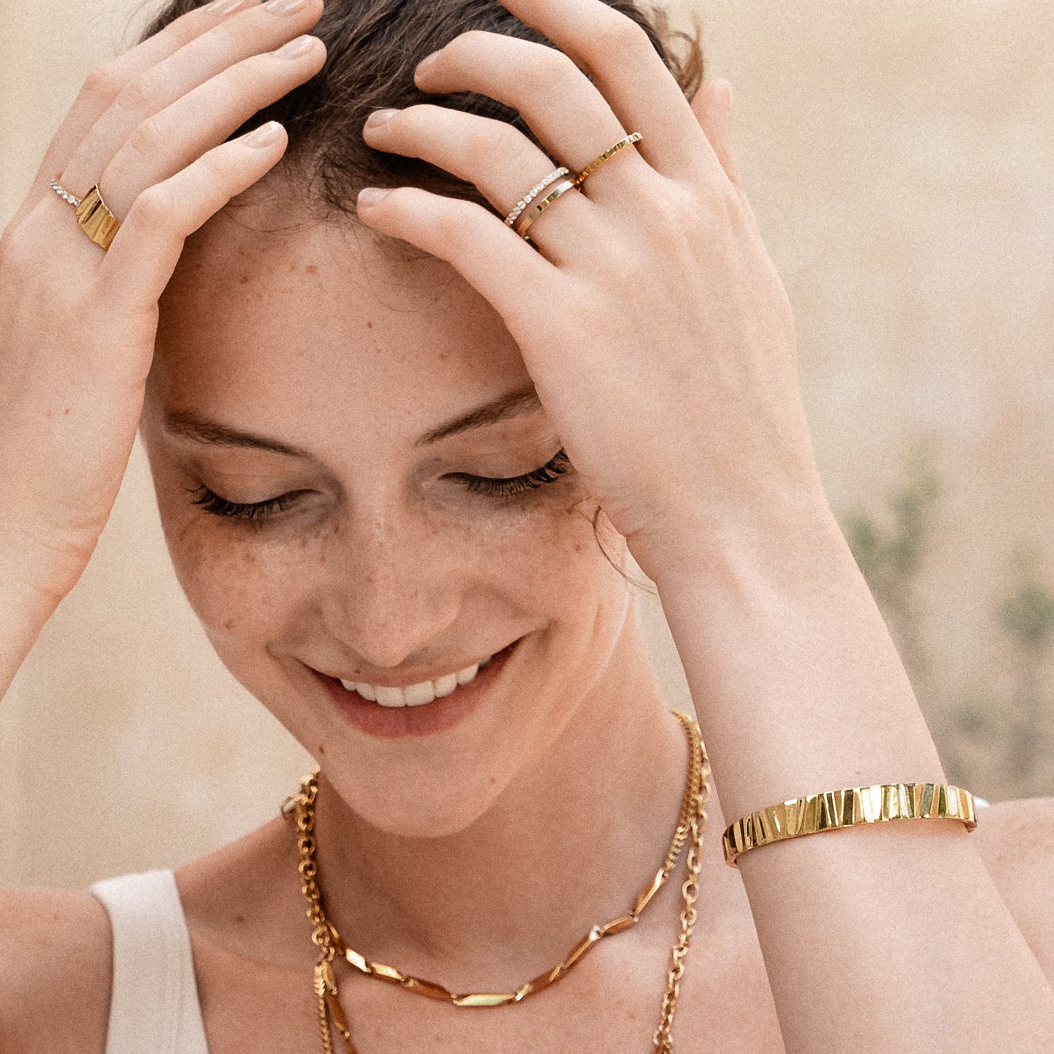 Ring Classic Wave Gold - Image 4