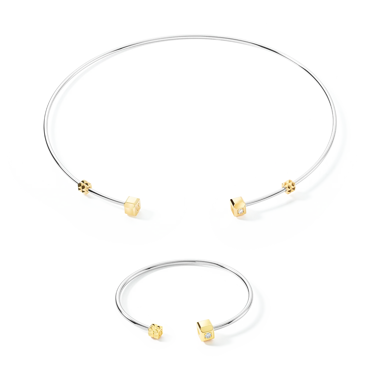 STATEMENT Collection bangle open 19 cm bicolor - Image 3