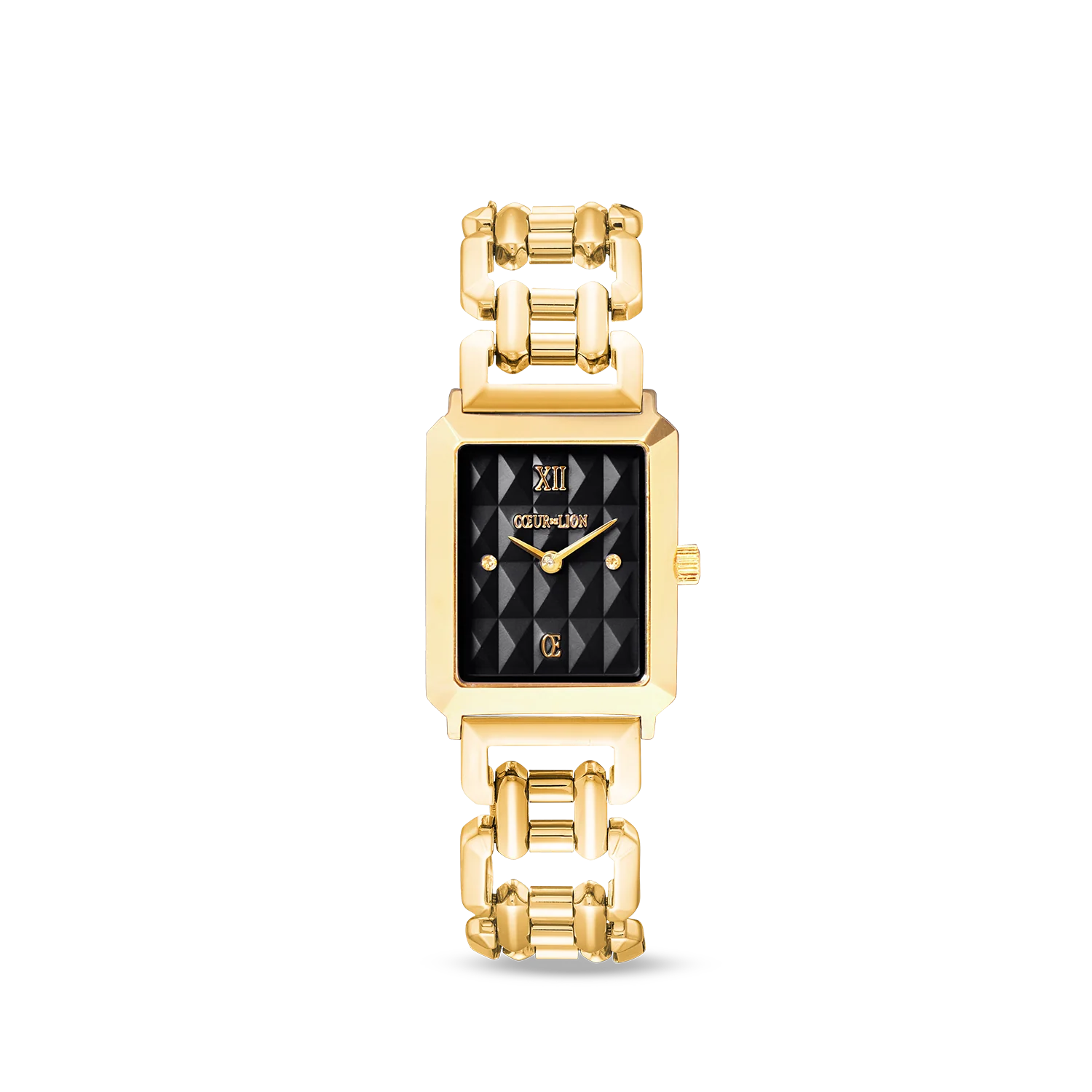 Watch Iconic Spikes Black Statement gold