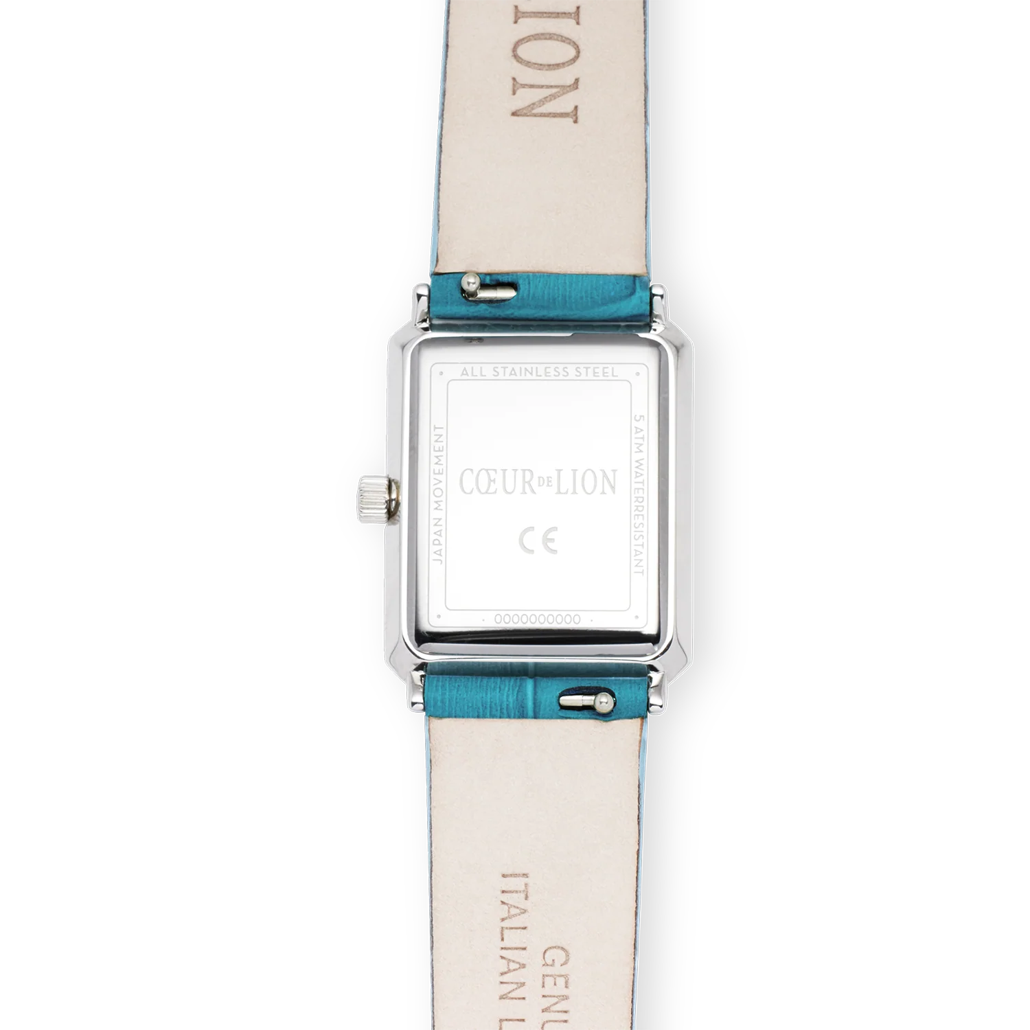 Watch Iconic Spikes Transformative Teal Silver Bracelet Leather - Image 6